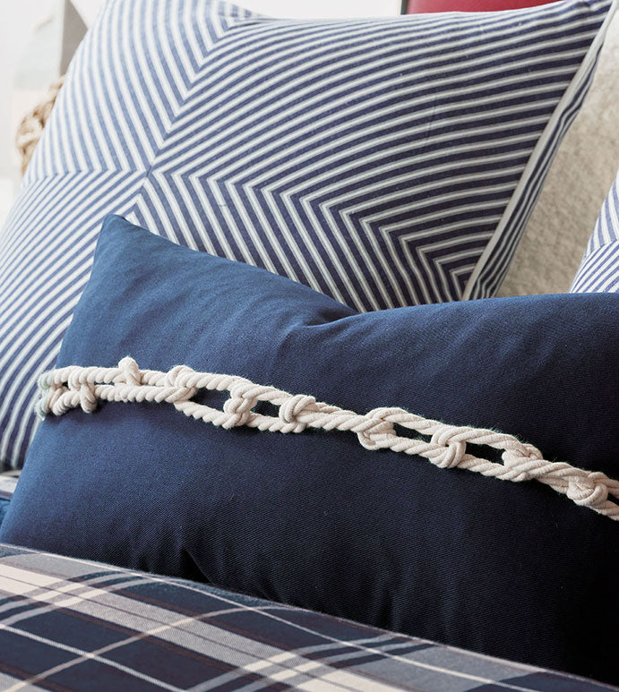 Schooner Navy With Rope-Eastern Accents-EASTACC-BB-DEC-73-Bedding-2-France and Son