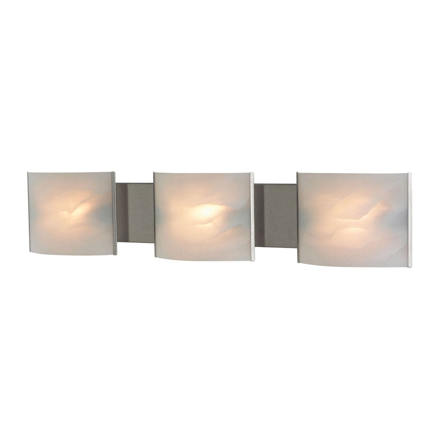 Pannelli 30'' Wide 3-Light Vanity Light - Stainless Steel-Elk Home-ELK-BV713-6-16-Bathroom Lighting-1-France and Son