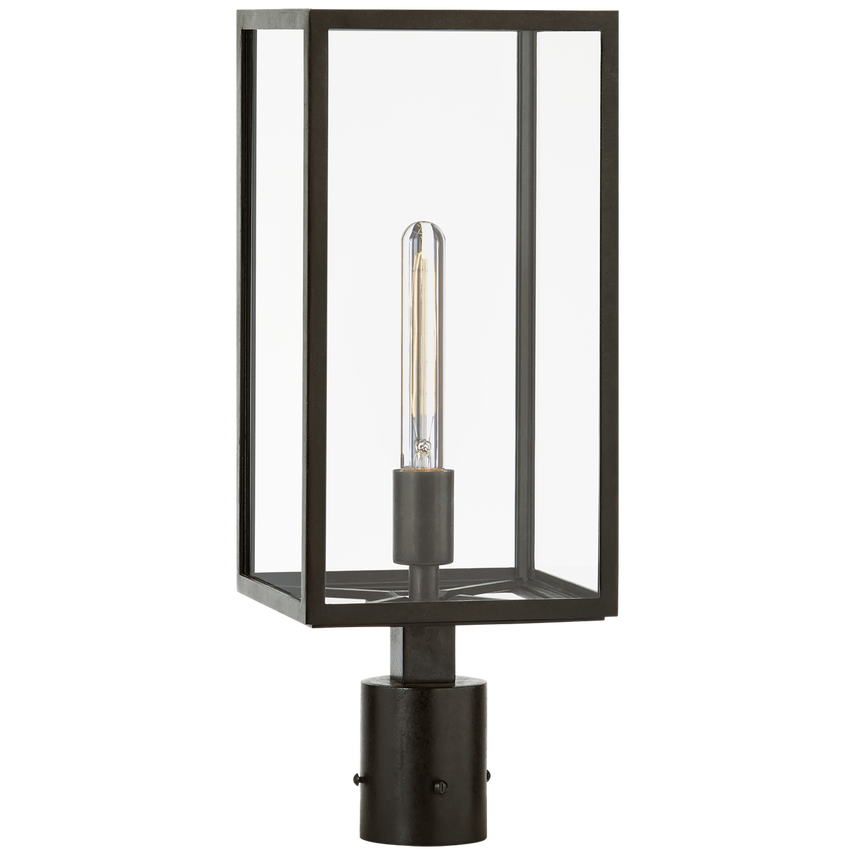 Fresh Post Light with Clear Glass-Visual Comfort-VISUAL-CHO 7933AI-CG-Outdoor Pendants-1-France and Son