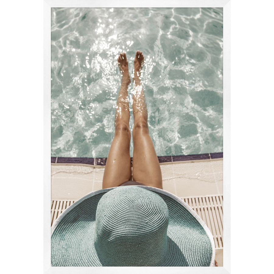 Brigitte by the Pool-Wendover-WEND-CK0053-Wall Art-1-France and Son