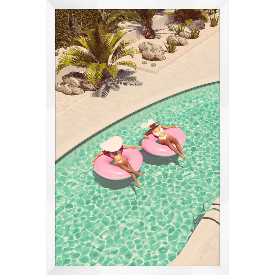 Pink Pool Floats-Wendover-WEND-CK0304-Wall Art-1-France and Son