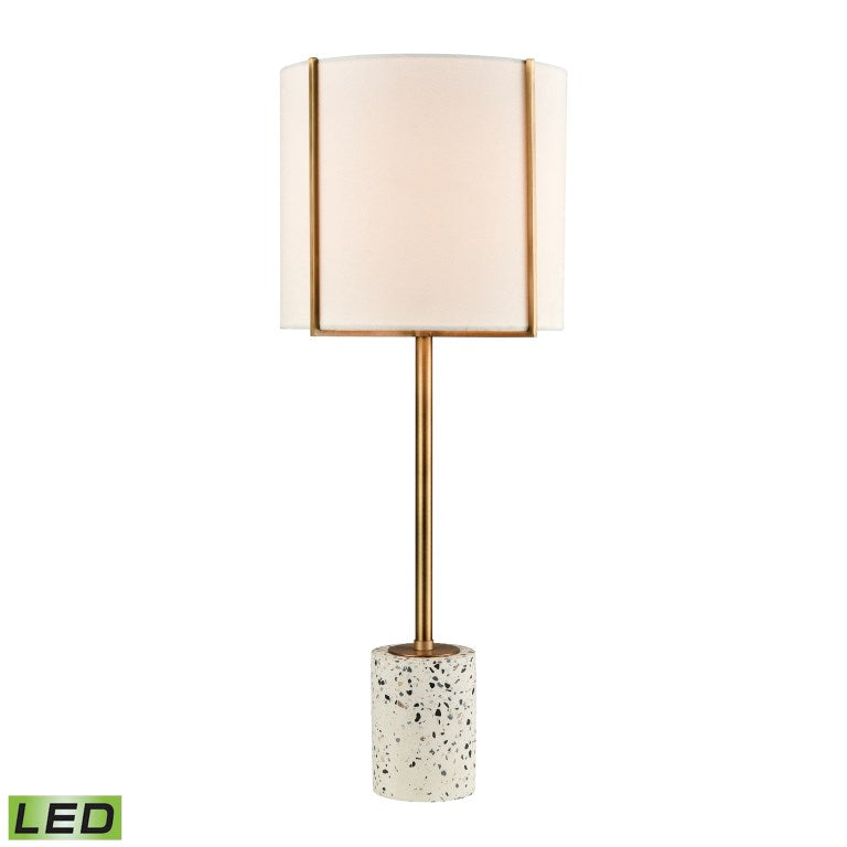 Trussed 25'' High 1-Light Buffet Lamp - Includes LED Bulb-Elk Home-ELK-D4551-LED-Table Lamps-1-France and Son