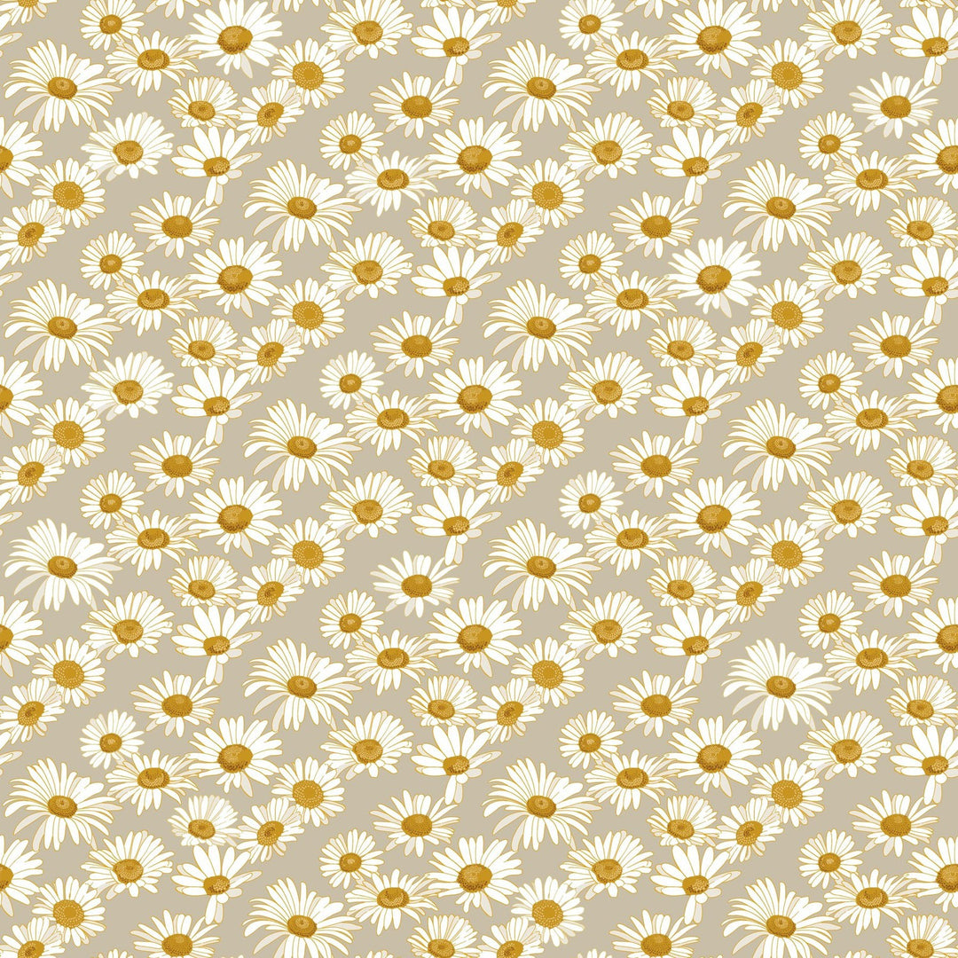Daisies Peel And Stick Wallpaper By Novogratz-Tempaper & Co.-Tempaper-DA477-Decor-1-France and Son