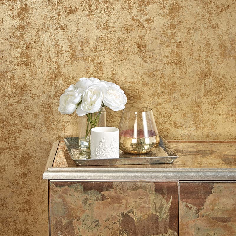 Distressed Gold Leaf Peel And Stick Wallpaper-Tempaper & Co.-Tempaper-DI10534-Wall PaperPearl-7-France and Son
