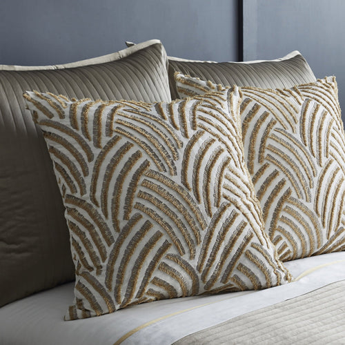 Trevi Pillow-Ann Gish-ANNGISH-PWTE2424-GLD-SIL-Bedding-3-France and Son