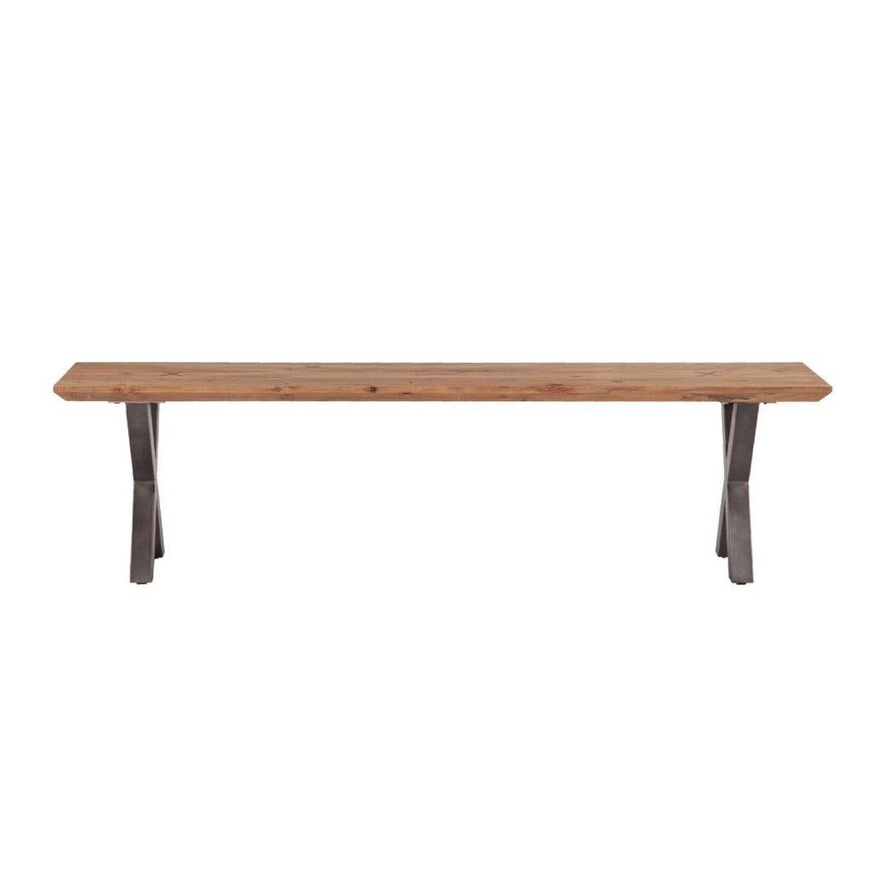 Bern 68" Bench Smoked Acacia-Home Trends & Designs-HOMETD-FBR-BN68SA-Benches-2-France and Son