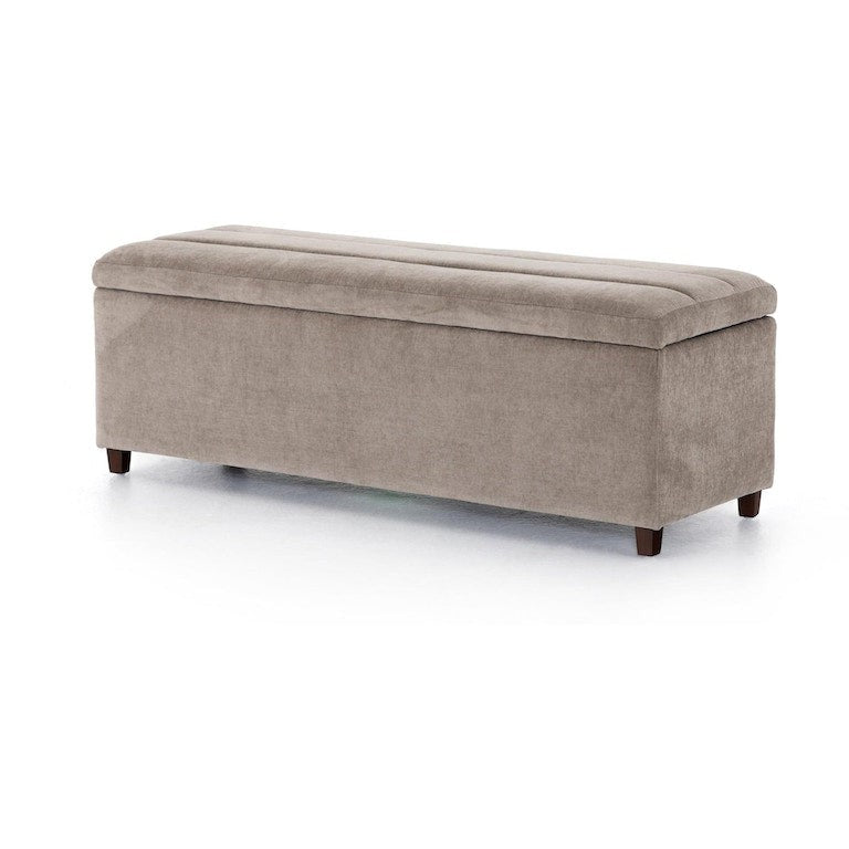 Daphne Trunk - Sage Worn Velvet-Four Hands-STOCKR-106132-098-Benches-3-France and Son