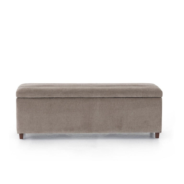 Daphne Trunk - Sage Worn Velvet-Four Hands-STOCKR-106132-098-Benches-1-France and Son