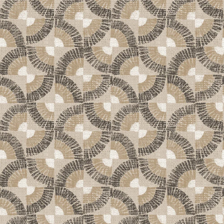 Faux Grasscloth Fans Peel And Stick Wallpaper-Tempaper & Co.-Tempaper-GF649-Wall PaperNeutral Bronze-1-France and Son