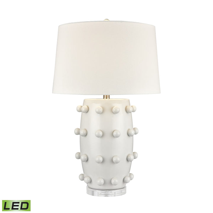 Torny 28'' High 1-Light Table Lamp - White-Elk Home-ELK-H0019-9501-LED-Table LampsLED-6-France and Son