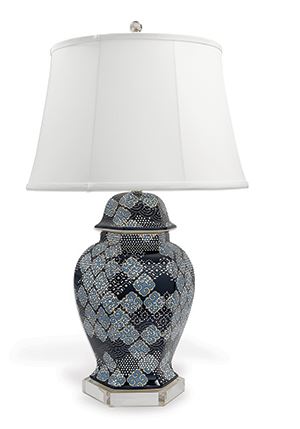 Round Hill Hex Lamp-Port 68-PORT-LPAS-425-01-Table Lamps-2-France and Son