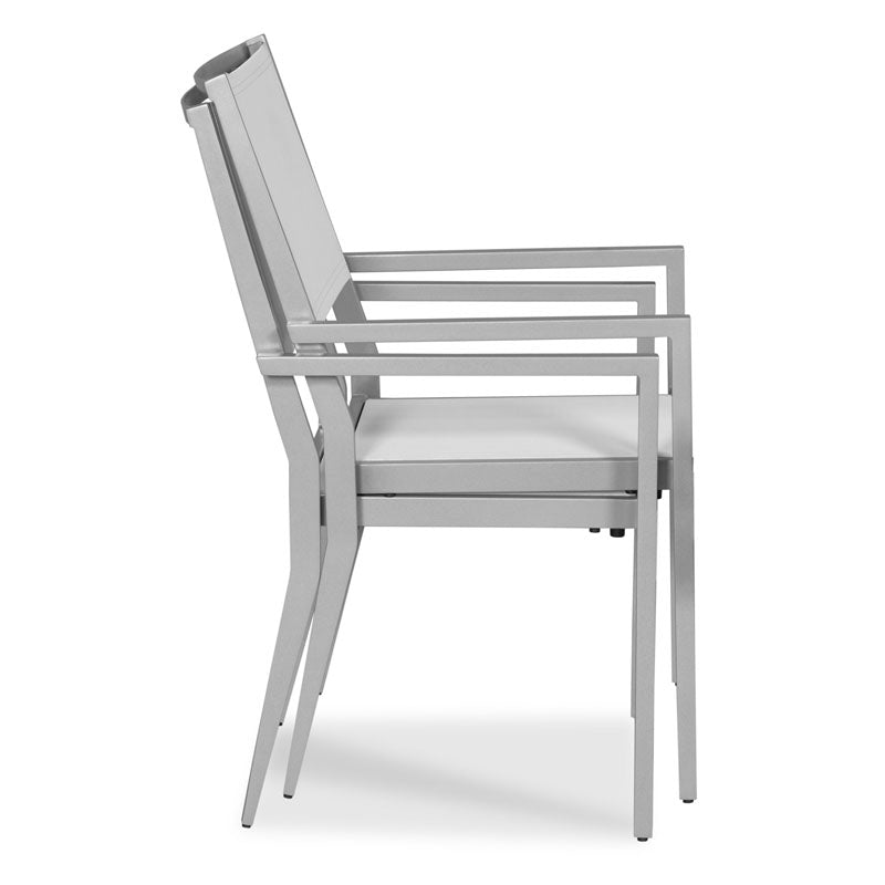 Amalfi Stackable Arm Chair-Woodbridge Furniture-WOODB-O-7004-M9-Dining Chairs-2-France and Son