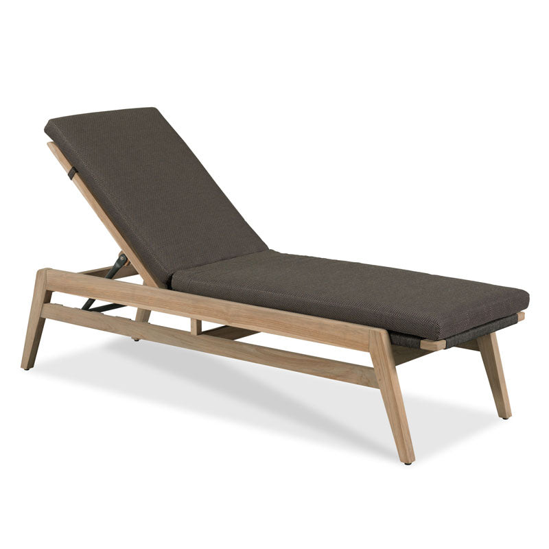 Bellevue Teak Chaise-Woodbridge Furniture-WOODB-O-703-36-Outdoor Chaises-1-France and Son