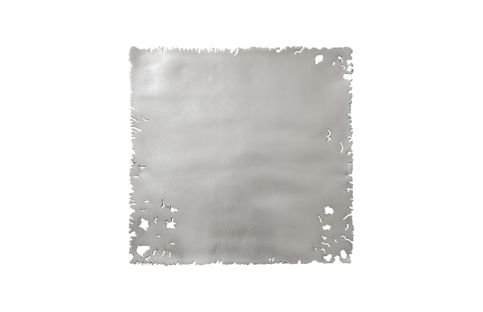 Galvanized Square Wall Tile Silver Leaf, Set 3-Phillips Collection-PHIL-PH75349-Wall Decor-4-France and Son