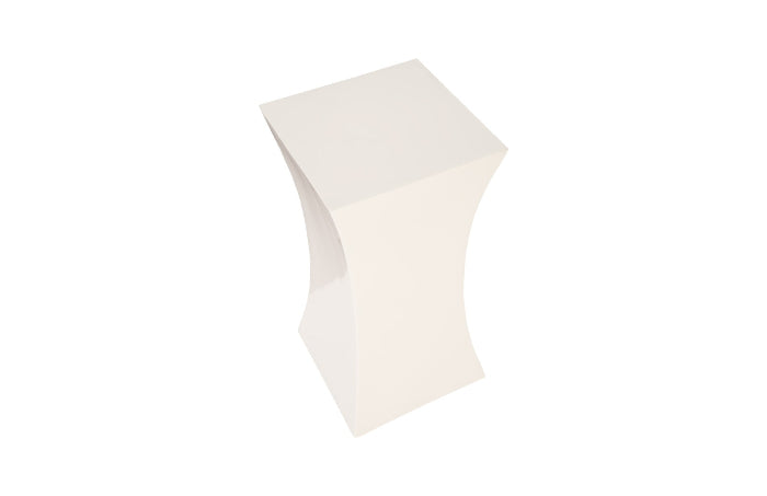 Paya Pedestal Gel Coat White-Phillips Collection-PHIL-PH80611-Decorative Objects-2-France and Son
