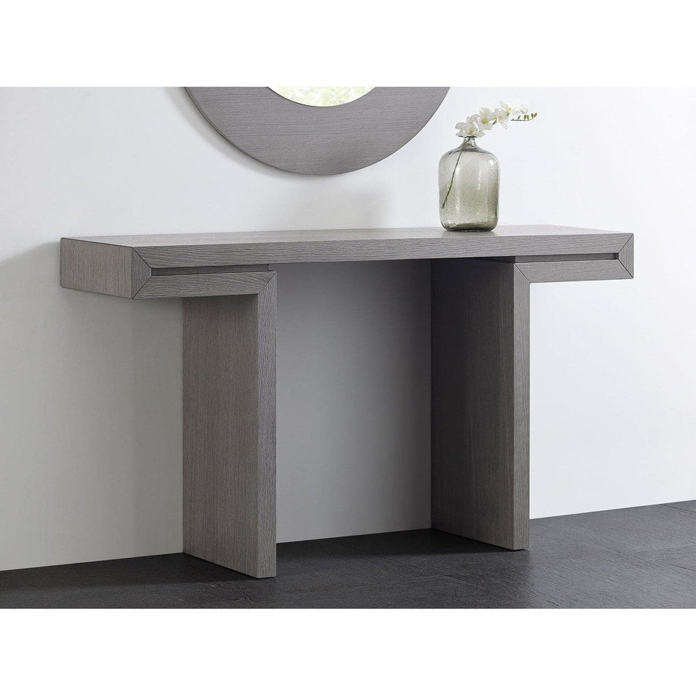 Delaney Console-Whiteline Modern Living-WHITELINE-CO1408-GRY-Console TablesGrey-2-France and Son
