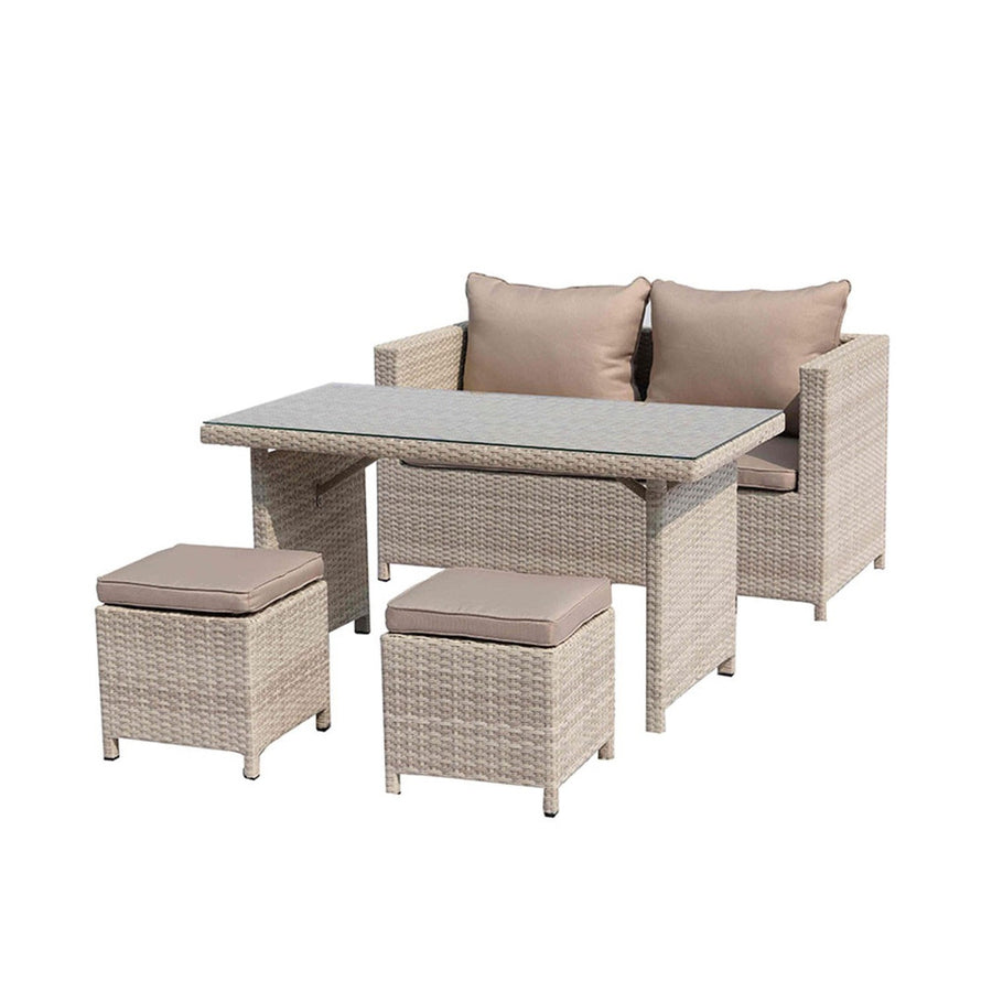 Abbie Collection-Whiteline Modern Living-WHITELINE-COL1692-BEI-Dining Sets-1-France and Son