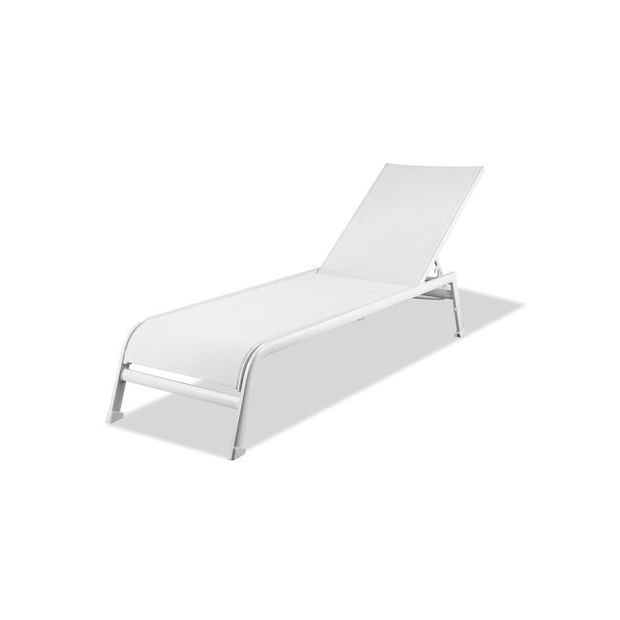 Sunset Outdoor Chaise-Whiteline Modern Living-WHITELINE-CL1568-TAU-Outdoor Lounge Chairs-1-France and Son