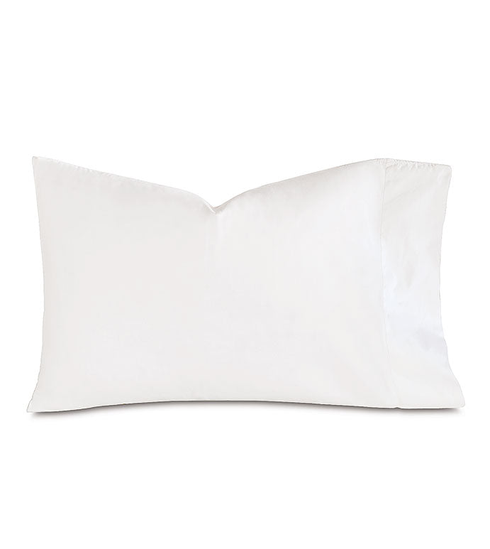 Roma Sateen Pillowcase-Eastern Accents-EASTACC-STS-1-WH-BeddingWhite-4-France and Son