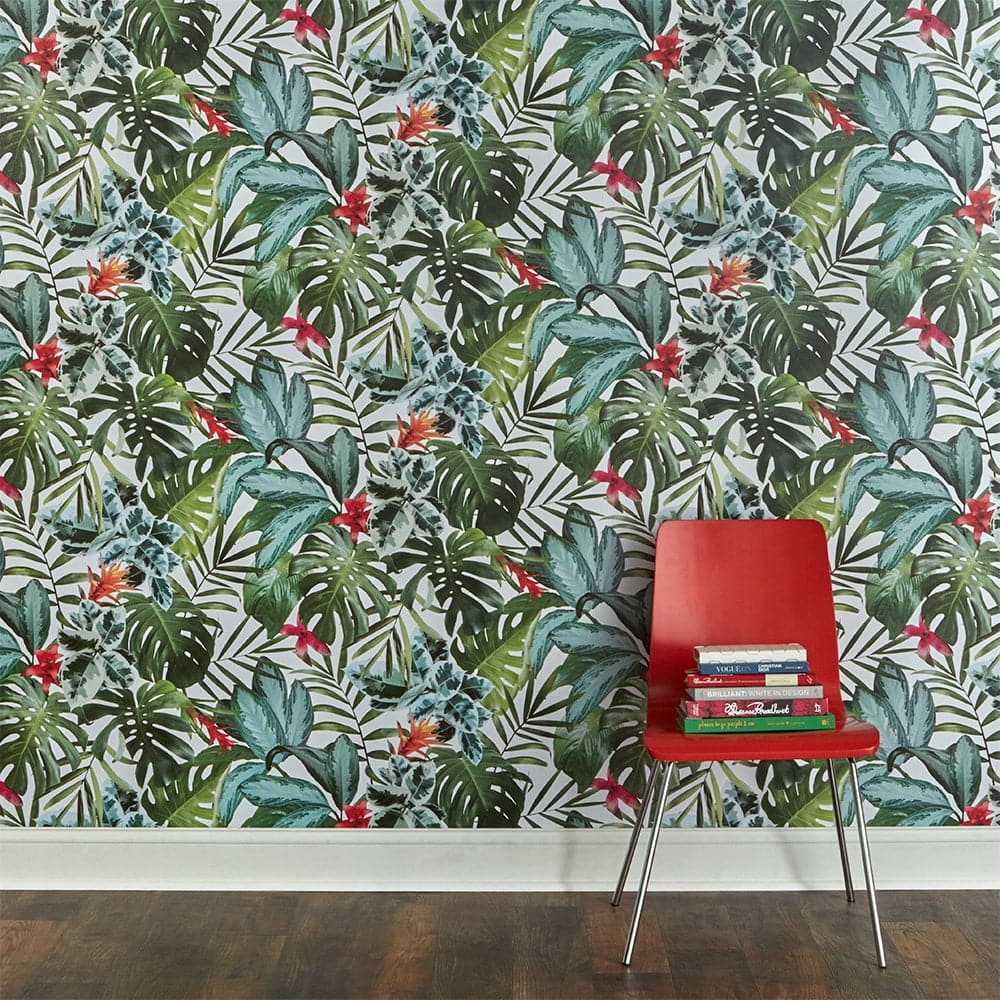 Rainforest Peel And Stick Wallpaper-Tempaper & Co.-Tempaper-RA537-Wall Paper-5-France and Son