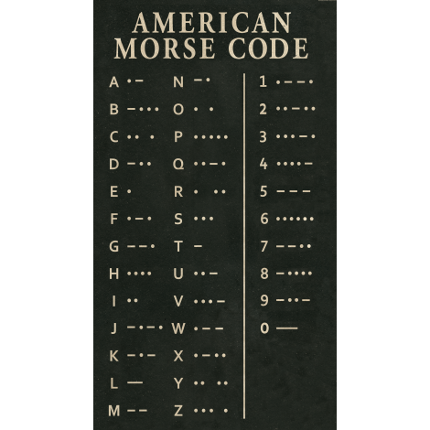 Morse Code-Wendover-WEND-24247-Wall Art-1-France and Son