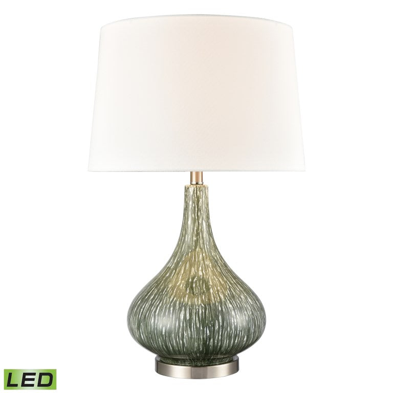 Northcott 28'' High 1-Light Table Lamp - Green - Includes LED Bulb-Elk Home-ELK-S0019-8070-LED-Table Lamps-1-France and Son