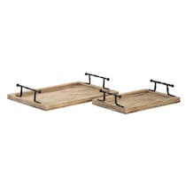 Ellwood Tray - Set of 2-Elk Home-ELK-S0897-10687/S2-Trays-2-France and Son