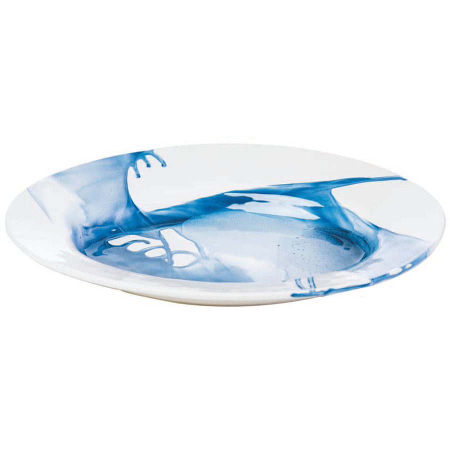 Splash, Ceramic Platter-ABIGAILS-ABIGAILS-400354-Decorative ObjectsBlue and White-1-France and Son