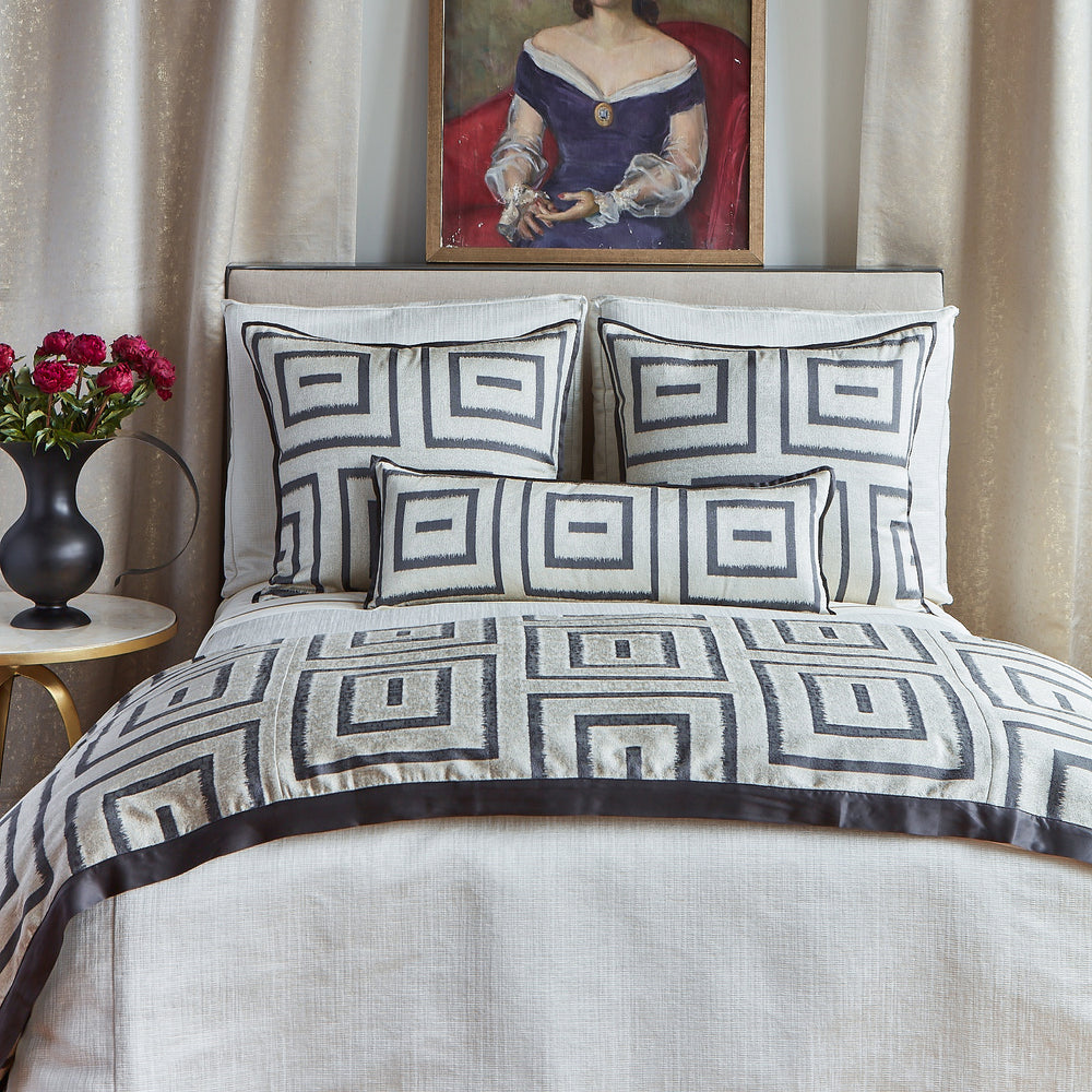 Strata Coverlet-Ann Gish-ANNGISH-COTRK-CRE-BeddingKing-2-France and Son