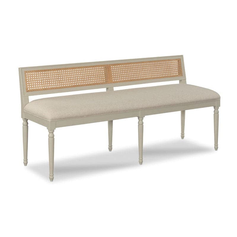 Collette Bench-Woodbridge Furniture-WOODB-TF710-65-BenchesGraystone Finish-4-France and Son
