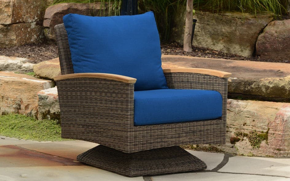 Bella Deep Seating Swivel Rocker-Three Birds Casual Outdoor-Threeb-BE50SB-Outdoor Lounge ChairsBrown-2-France and Son