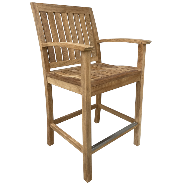 St. Lucia Counter Height Side Chair-Three Birds Casual Outdoor-Threeb-SL11-Bar StoolsHeight Side Chair with Arms-2-France and Son
