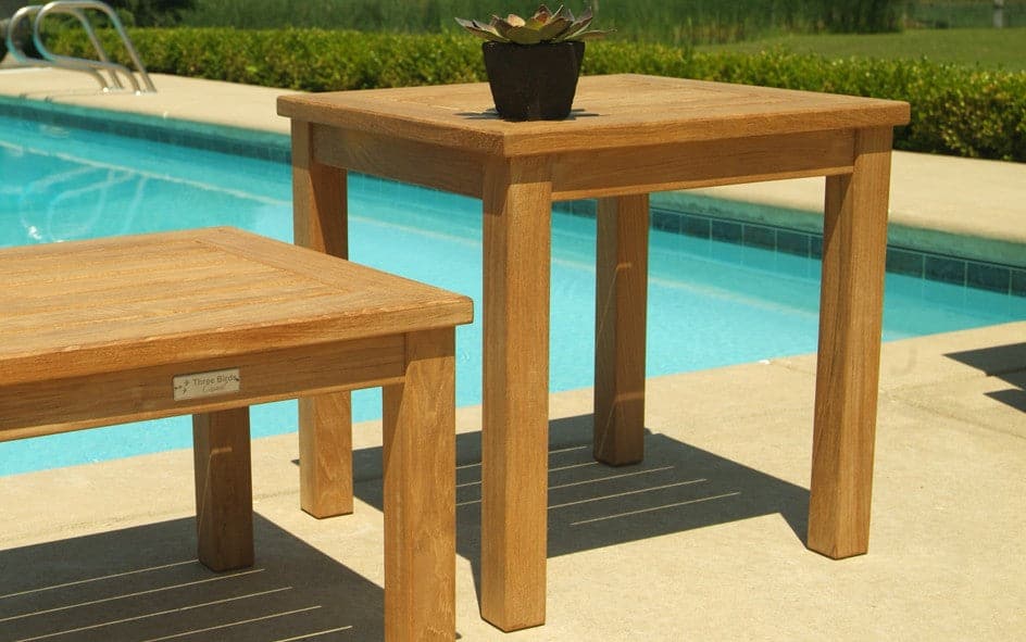 Newport Tall Square Side Table 20"-Three Birds Casual Outdoor-Threeb-NP20TS-Side Tables-2-France and Son