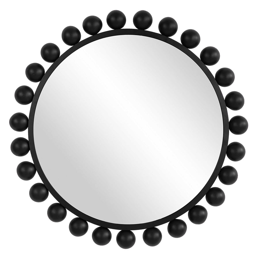 Dome Mirror-Uttermost-UTTM-W00578-MirrorsMatte Black-1-France and Son