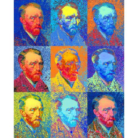 Colorful Vincent 1-Wendover-WEND-WAB2445-Wall Art-1-France and Son
