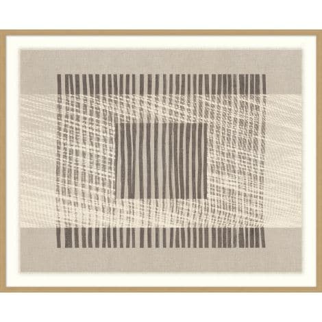 Bamboo Textile-Wendover-WEND-WAB3956-Wall Art2-2-France and Son
