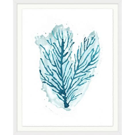 Aqua Coral 2-Wendover-WEND-WCL1990-Wall Art-1-France and Son