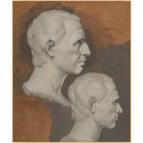 Studies of a Classical Bust-Wendover-WEND-WFG1167-Wall Art-1-France and Son