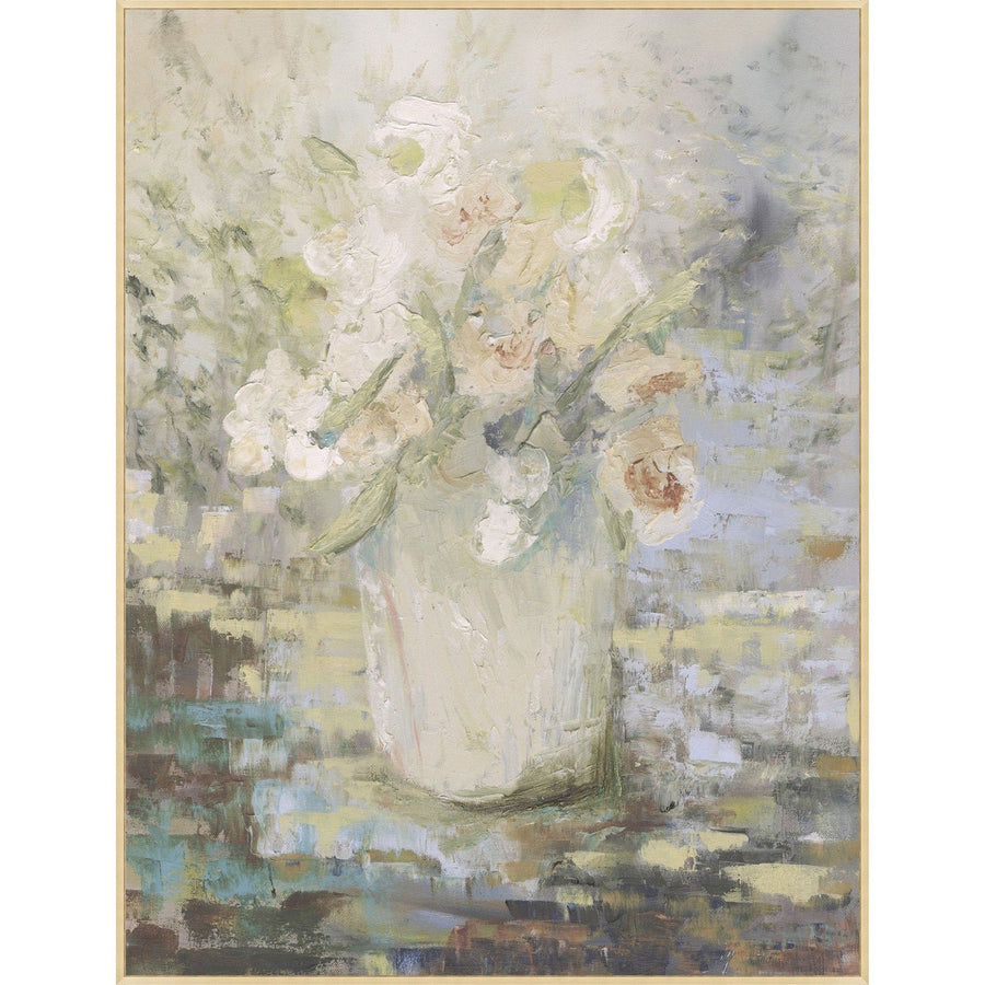 Chic Yellow Melody (WFL1651)-Wendover-WEND-WFL1651-Wall Art-1-France and Son