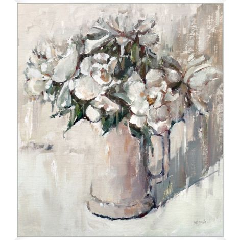 White Bouquet-Wendover-WEND-WFL1719-Wall Art-1-France and Son