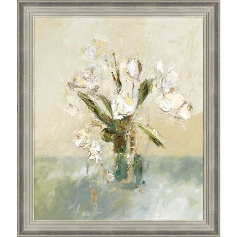 White Roses-Wendover-WEND-WFL1724-Wall Art-1-France and Son