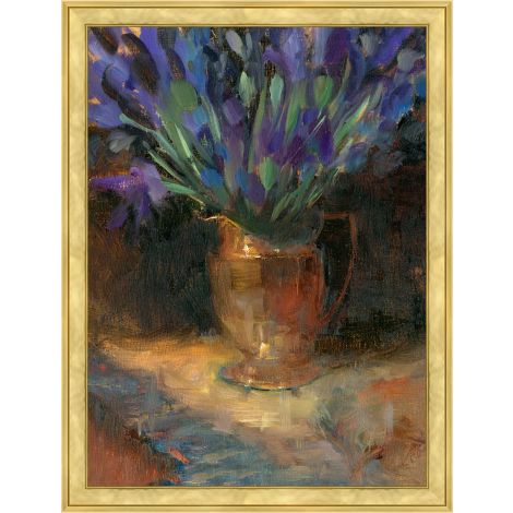 Lavendar Bouquet-Wendover-WEND-WFL1766-Wall Art2-2-France and Son