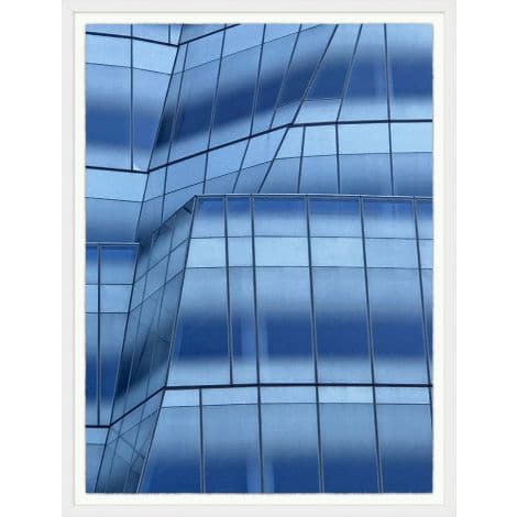 Blue Glass Wall-Wendover-WEND-WLA1371-Wall Art-1-France and Son