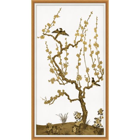 Golden Blossom Chinoiserie 1-Wendover-WEND-WLA1770-Wall Art-1-France and Son