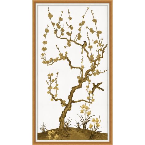 Golden Blossom Chinoiserie 2-Wendover-WEND-WLA1771-Wall Art-1-France and Son