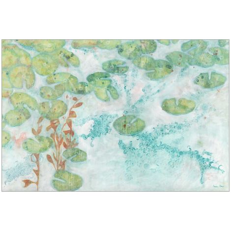 Lily Pads (WNT1745)-Wendover-WEND-WNT1745-Wall Art-1-France and Son
