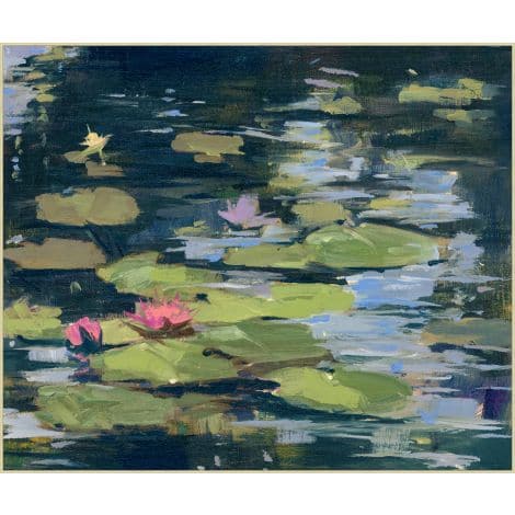 Water Lilies-Wendover-WEND-WNT1907-Wall Art-1-France and Son
