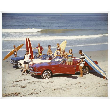 Vintage Beach Party 2-Wendover-WEND-WPH1371-Wall Art-1-France and Son