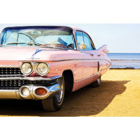 My Pink Cadillac-Wendover-WEND-WPH1420-Wall Art-1-France and Son