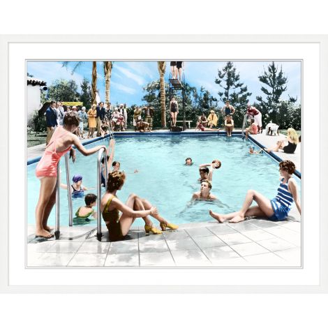 Pool Party-Wendover-WEND-WPH1470-Wall Art-1-France and Son